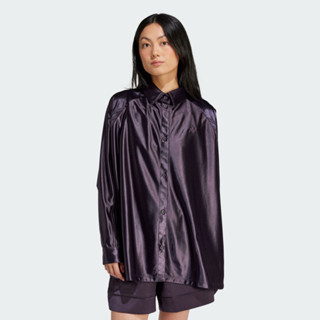 adidas 緞面長袖上衣 女 IT7579 官方直營