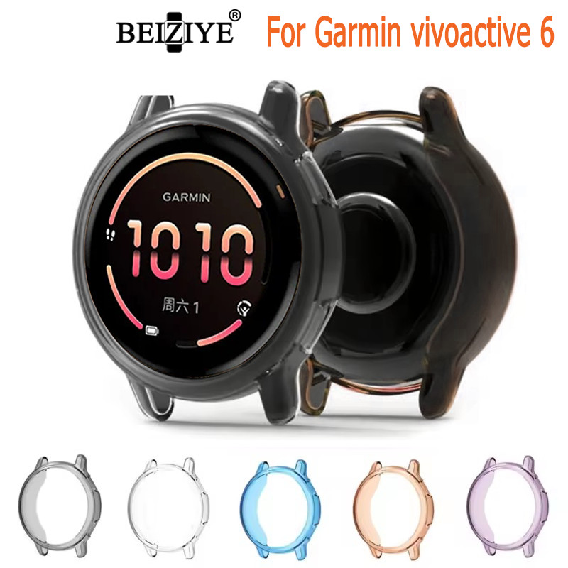 智能手錶保護殼 軟TPU錶殼 适用于 佳明Garmin Vivoactive 6 手錶保護套 防震外殼