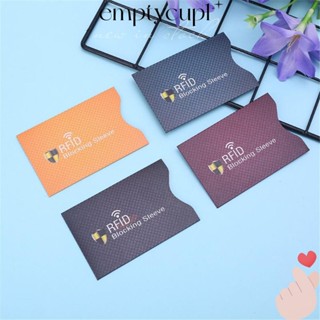 EMPTYCUP5件持卡人信用卡讀卡器防盜新建袖珍錢包