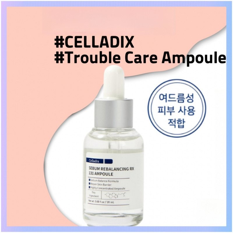 韓國保養品丨網路熱賣[Celladix]RX131控油平衡安瓶 30ml｜油性&敏感肌膚調理精華