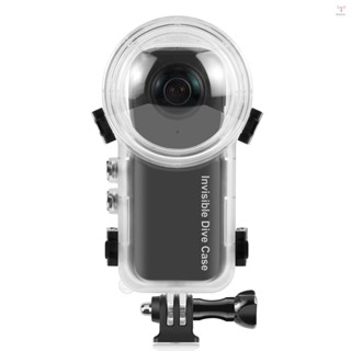 Puluz PU977T 全景運動相機潛水箱防水外殼潛水保護套水下 50M 替換 Insta360 X4 運動相機配件