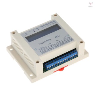 Toyutw)dc6-40v 4通道可程式設計數字時間繼電器定時器控制器延時開關模組獨立定時循環液晶顯示屏