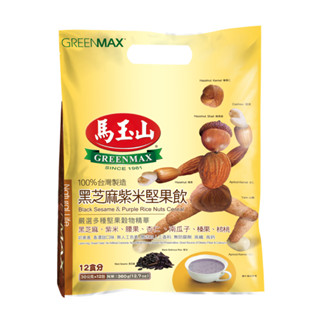 【馬玉山】黑芝麻紫米堅果飲（30g×12pcs）
