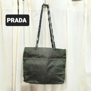 PRADA 托特包 肩揹包 鍊帶包 皮革 尼龍 日本直送 二手