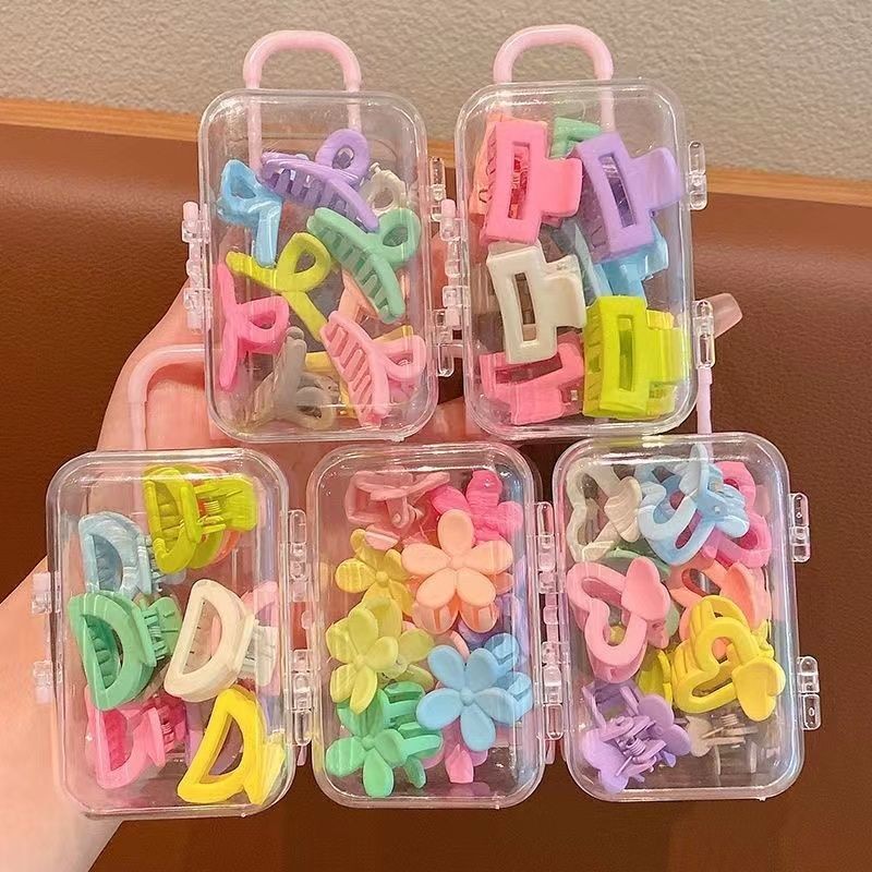 mori🎀mori新款彩色小抓夾公主頭飾女夏季碎髮劉海夾側邊夾子小女孩可愛髮飾