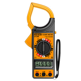 ANENG DT266 LCD 1999 計數數字真有效值專業鉗形表 AC/DC 電流電壓測試儀萬用表鉗形電流表帶 LC