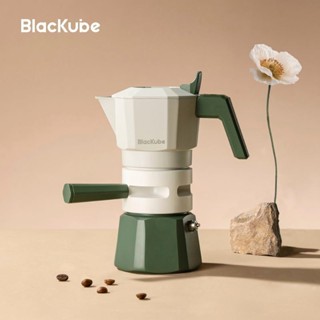 BLACKUBE雙閥摩卡壺意式咖啡壺濃縮咖啡萃取家用戶外手衝咖啡器具