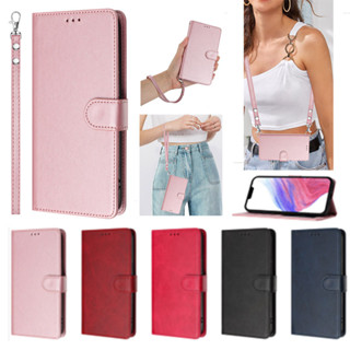 斜挎掛繩瓦格納素色皮套 適用 Redmi 紅米 Note 14 Pro Plus TURBO 4 3 帶手繩 支架手機殼