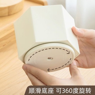 【臺灣暢銷】旋轉筆筒ins高顏值學生桌面收納盒學校大容量網紅筆桶冰箱筆筒