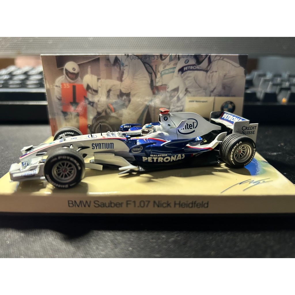 迷你切 1/43 寶馬車隊 BMW SAUBER F1.07 海菲爾德 2007賽季 高盒 【模型說明】 模型品相好，無