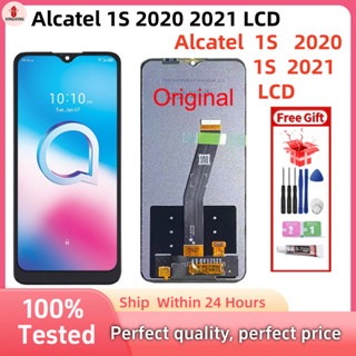 ALCATEL 用於更換顯示阿爾卡特 1S 2020 2021 液晶觸控式螢幕