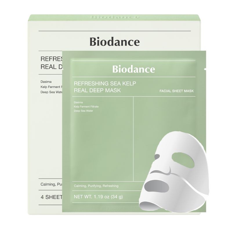 Biodance清爽海藻深層舒緩全效面膜4入