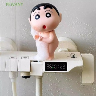 PEWANY野原新之介手辦,PVC娃娃大象蠟筆小新人物,雕像長鼻子12公分沐浴陪伴玩具玩具禮品