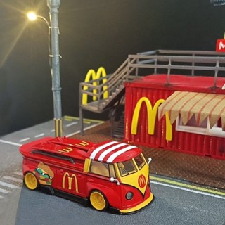 LMLF 1:64 Volkswagen T1 Pickup Diecast Alloy 汽車模型麥當勞可口可樂海灣復古