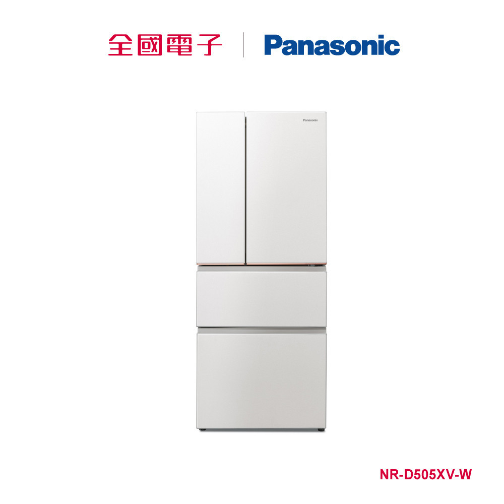 Panasonic 500公升絲絨鋼板四門變頻電冰箱-雪霧白  NR-D505XV-W 【全國電子】