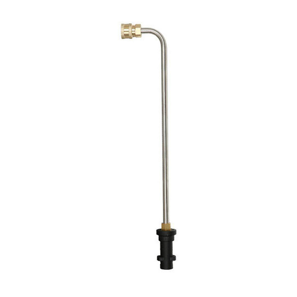 高壓清洗機天溝清潔器附件,用於 Karcher K2 K3 K4 K5 K6 K7 的不銹鋼斜角延長棒更換,4000PS