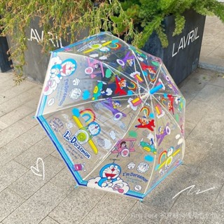 哆啦A夢長柄雨傘 皮卡丘透明雨傘 獨角獸兒童雨傘 小汽車傘小學生可愛男孩女孩寶寶幼兒園小傘卡通自動 ZL