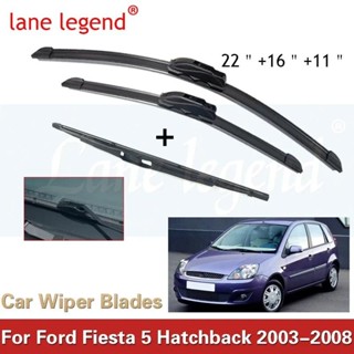 汽車擋風玻璃雨刷片適用於福特 Fiesta Hatchback MK5 2003 2004 2005 2006 2007
