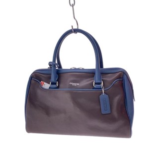 COACH 蔻馳 教練波士頓包皮革 BRW 純色 25807 日本直送 二手