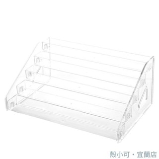 【臺灣免運】吧唧展示架案頭收納盒亞克力穀子立牌支架色紙卡片周邊徽章置物架吧唧展示架 吧唧收納架 吧唧保護套 吃穀人周邊