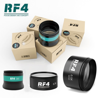 RF4 WD165 0.5X 0.7X 0.48X 顯微鏡玻璃鏡頭三目顯微鏡輔助物鏡用於立體變焦巴洛相機
