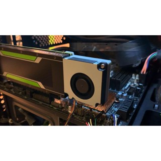 【特惠散熱器】NVIDIA Tesla P4 M4 T4 A2顯示卡改裝主動渦輪散熱風扇 靜音4線PWM