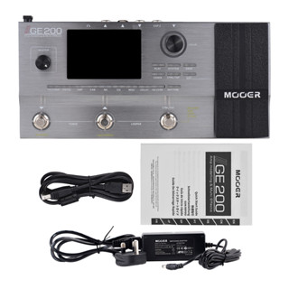 Mooer 吉他效果器踏板揚聲器模擬吉他整合效果器,帶 40 個鼓節拍和 10 個節拍器延遲混響多效果吉他踏板