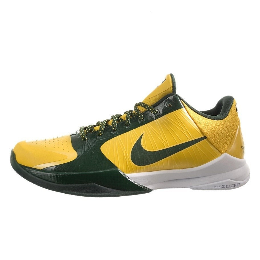 [純原] Zoom Kobe 5 Rice 科比5 防滑 耐磨 低幫 實戰籃球鞋 男款 黃綠