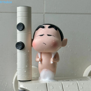 TOBIE 野原真之助公仔動漫周邊沐浴蠟筆 Shin-Chan 公仔玩具創意淋浴擺件 PVC 公仔蠟筆小新可動人偶生日