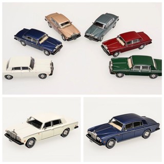 模型 模型 GFCC 1:64勞斯萊斯1979 銀影 黑色轎車合金汽車模型收藏