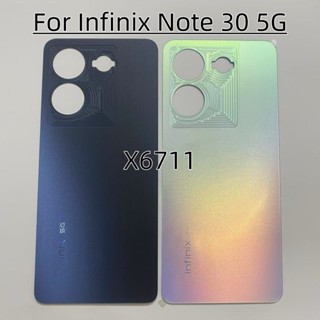 適用於 Infinix Note 30 5G X6711 外殼電池後蓋後門更換