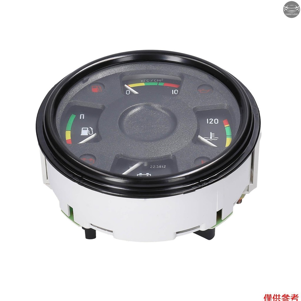 4 合 1 汽車儀表總成多功能汽車燃油表油壓表水溫表電壓表 12V 帶警告指示燈