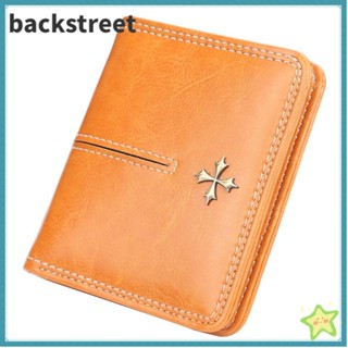BACKSTREET小錢包,拉鍊PU皮革迷你女式錢包,新建垂直方形卡夾錢包