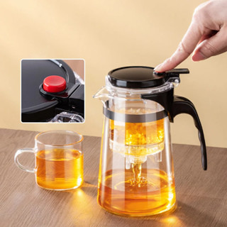 透明玻璃茶壺茶具家用咖啡壺帶蓋咖啡茶餐具咖啡器具茶具