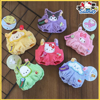 全新三麗鷗可愛 Kurome Melody 娃娃掛件嬰兒衣服 20 釐米棉娃娃衣服 Hellokitty 娃娃工作服配件