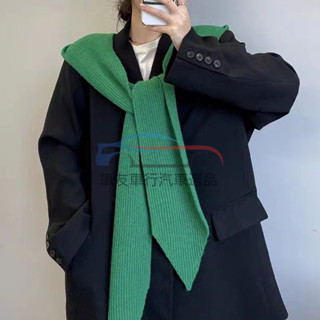 🔥桃園出貨 針織披肩春夏女 斗篷小披肩外搭高階毛線圍巾 純色披肩 四季大圍巾 素色圍脖 秋冬款 韓版女圍巾