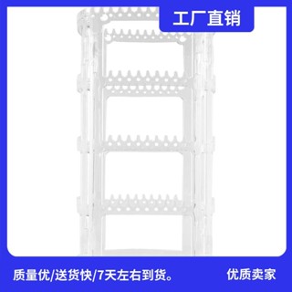 360 度旋轉耳環架支架透明耳環收納盒,用於耳環手鍊的亞克力首飾收納展示架