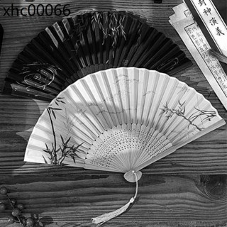 扇子古風摺扇中國風女漢服旗袍舞蹈跳舞兒童夏季水墨畫摺疊小巧扇