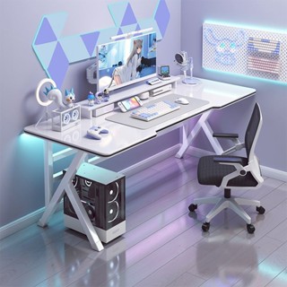 電腦桌 臺式家用電競桌 簡約桌子 工作臺 學生學習桌 辦公桌 萬用桌 辦公桌 桌子 工作桌 遊戲桌 遊戲電競桌