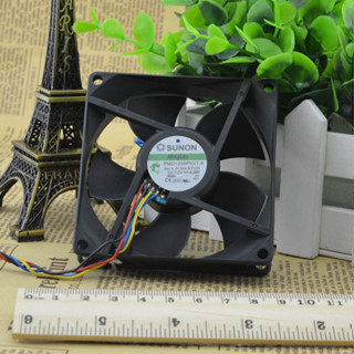 建準SUNON 8CM 8020磁懸浮溫控風扇 12V 4.8W PMD1208PKV1-A 4線
