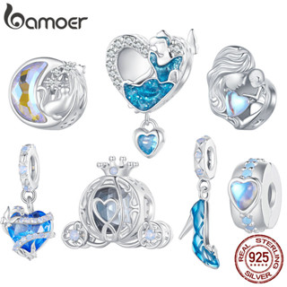 Bamoer 現貨⭐925純銀手鍊手環吊墜配件 魔術舞會南瓜車水晶鞋設計 輕奢小眾飾品吊墜用於DIY 女生閨蜜生日禮物