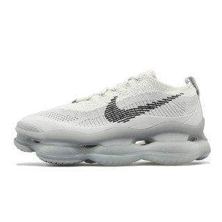 Nike 慢跑鞋 Air Max Scorpion FK 男鞋 銀 灰 針織 大氣墊 [ACS] FQ2694-001