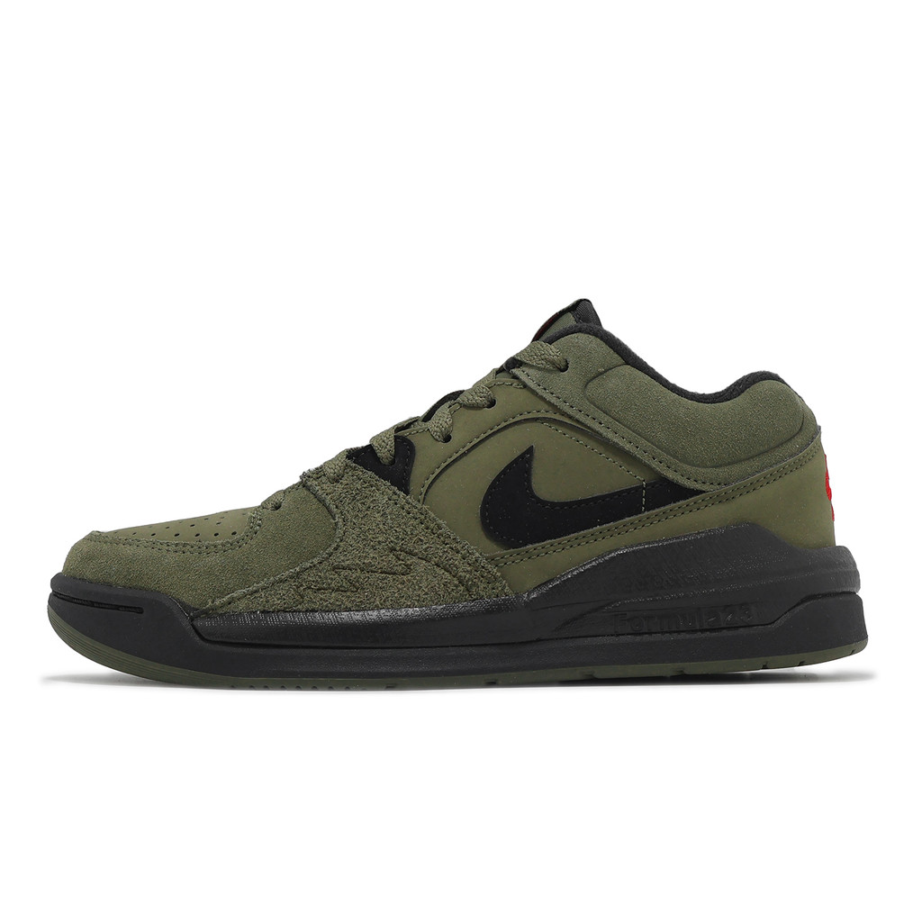 Nike 休閒鞋 Jordan Stadium 90 GS 大童 女鞋 橄欖綠 麂皮 [ACS] HF6014-201