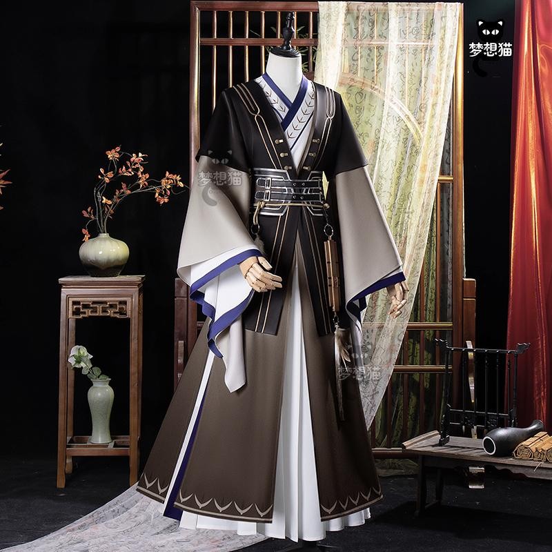 🔥臺灣熱賣 夢想貓代號鳶cos服雀使cosplay服裝女雲雀蛾使頭飾如鳶古風男全套