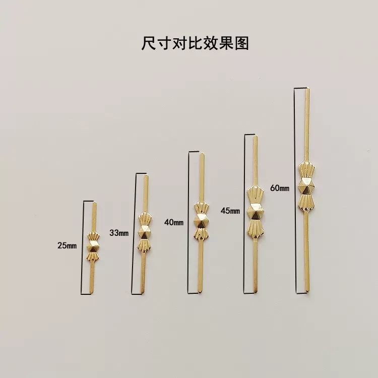 水晶燈飾配件 金色銅蝴蝶扣DIY珠簾金屬配件水晶三角條連接器包郵