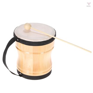 兒童兒童木手邦戈鼓音樂玩具打擊樂器帶棒帶