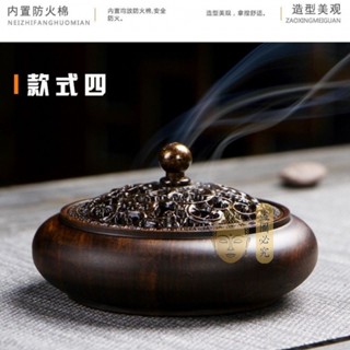 香爐🙏🏻開光 特價中式黑檀木香爐復古茶道茶具擺件實木居家薰香爐香道工藝品 開運 轉運 招財 平安 禮品 免運 送人
