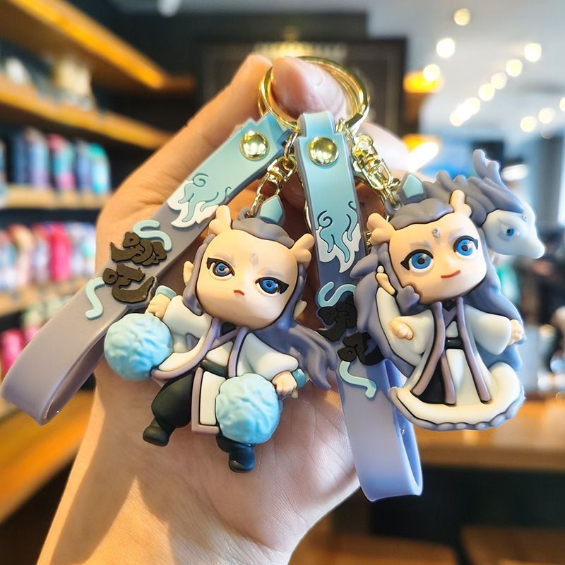【❤臺灣 齣貨❤\免運】3代 哪吒立體 鑰匙扣 敖丙 卡通 可愛 娃娃機 掛件 小禮物 禮品 學生 送禮