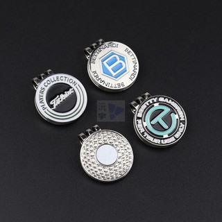 【YY精品運動】高爾夫配件golf marker 金屬磁性帽夾馬克 高爾夫球標記器 劃線器