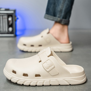 包頭涼拖鞋 厚底博肯洞洞鞋 Clogs 夏季男沙灘鞋
